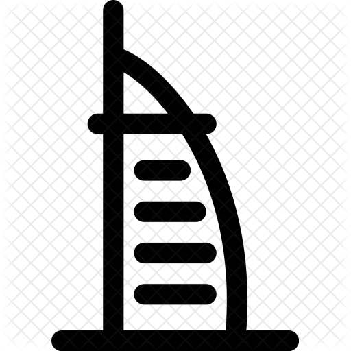 Dubai, Hotel, Tower, Burj, Al, Arab Icon - Hotel (512x512)