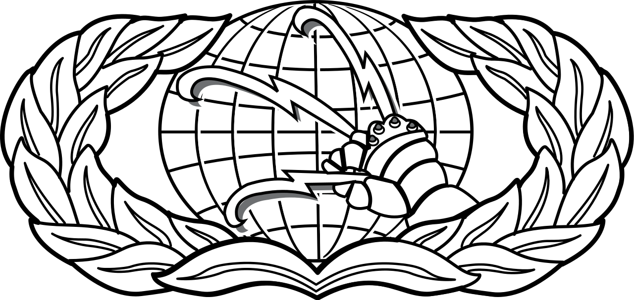 United States Air Force Communications And Information - Air Force Maintenance Badge (1280x607)