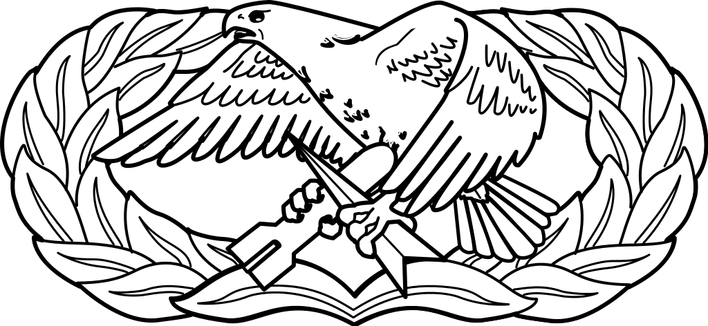 United States Air Force Maintenance Badge - Maintenance Badge Air Force (1024x472)
