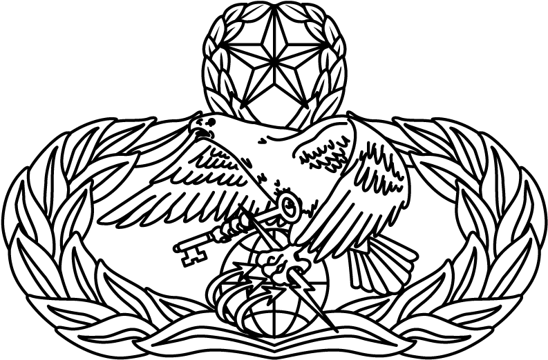 Master Usaf Logistics Readiness Badge - Air Force Logistics Badge (800x800)