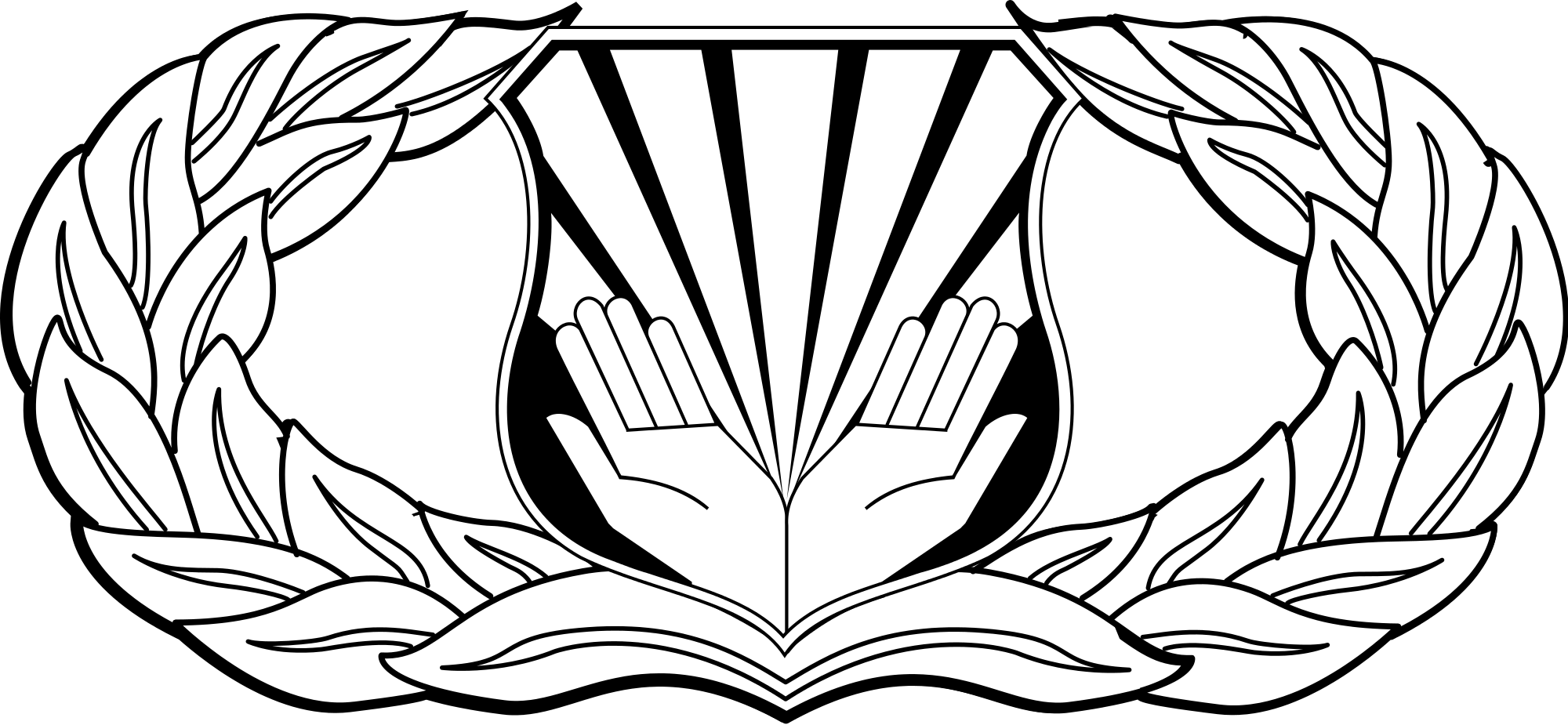 Open - Air Force Maintenance Badge (2000x925)