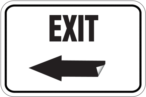 Exit Sign - Accuform Mext932xv Entrance & Exit Emergency Exit (480x339)