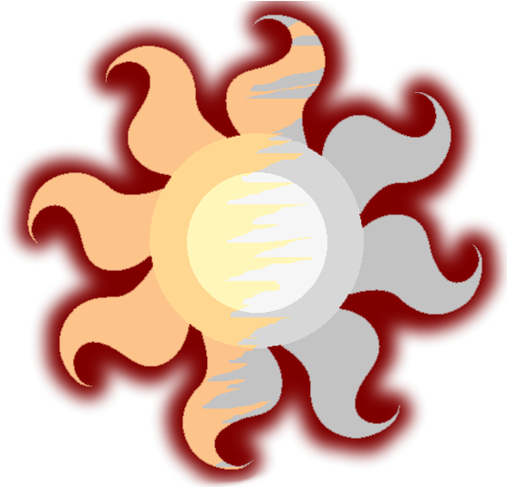Princess Solar Sunset's Cutie Mark By Applerainbow25 - Illustration (567x533)
