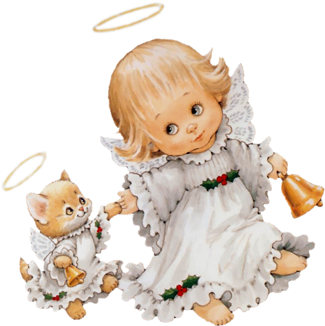 Angel Clipart Cute - Cute Angels (501x500)