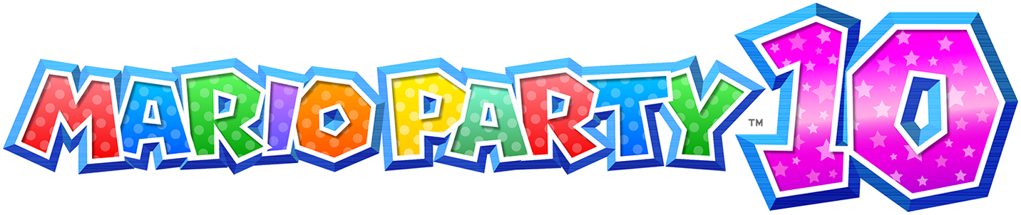 Mario Party 10 Logo Big - Mario Party 10 Title (1432x302)