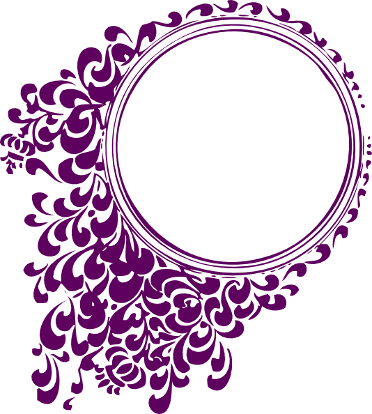 Purple Filigree Circle Clip Art At Clipart Library - Logos De Narcoticos Anonimos (534x594)