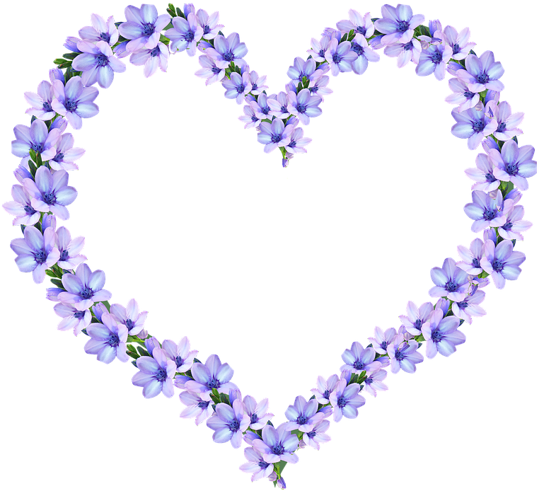 Simple Flower Page Border Designs 17, Buy Clip Art - Heart (763x720)