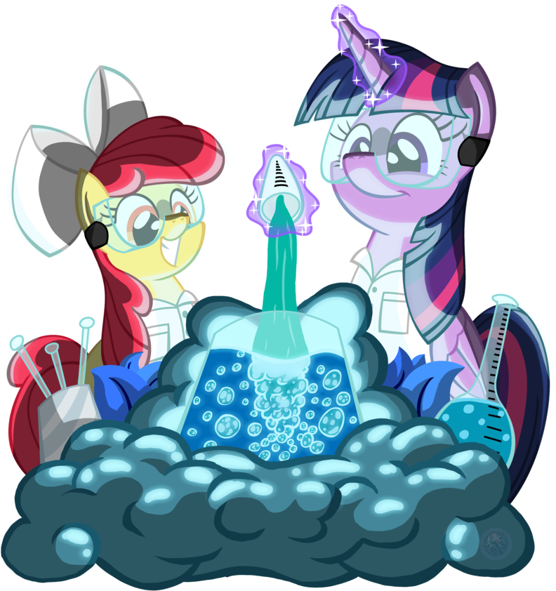 Alicorn, Apple Bloom, Artist - Science (808x1024)