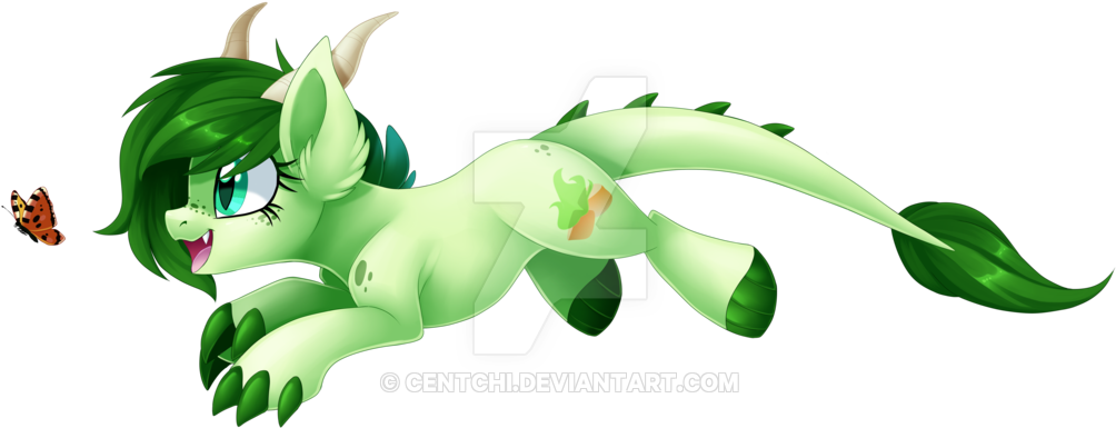 Centchi, Butterfly, Dracony, Female, Hybrid, Obtrusive - Fairy Tale (1023x416)