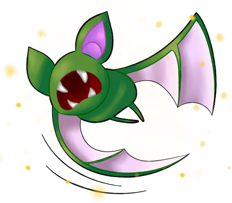 Zubat By Apple-123 - Apple (800x702)