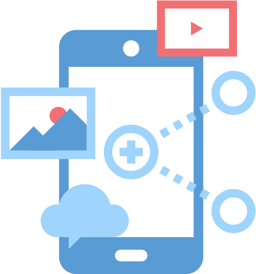 Share Vector Illustration - Mobile Phone (550x550)