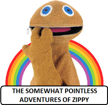 The Somewhat Pointless Adventures Of Zippy Is A Comic - Zippy Of Rainbow Keyring (366x368)