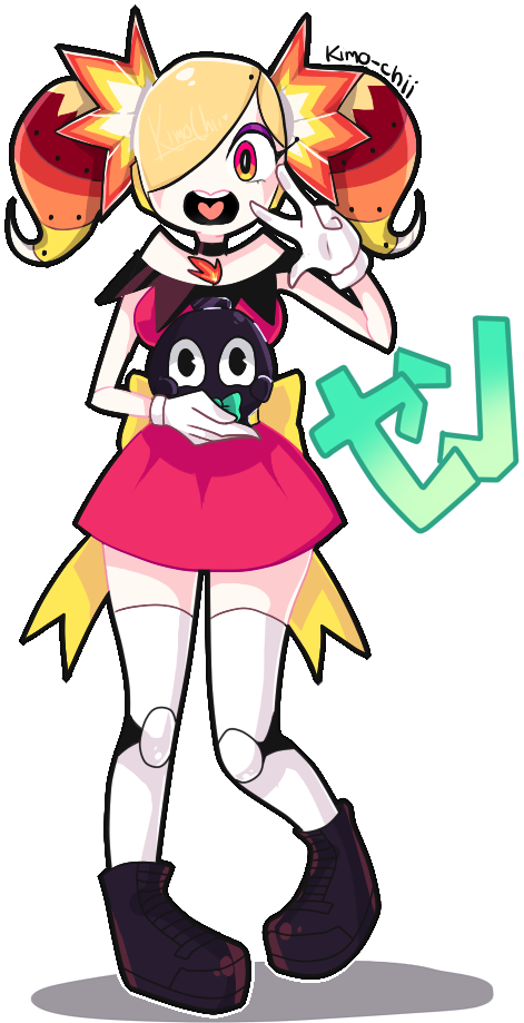 Sen Bomb By Kimo-chi - Cartoon (525x960)