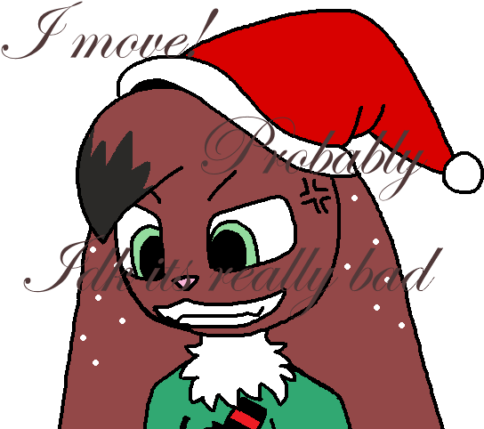 //really Bad// Secret Santa By Stassii On Deviantart - Cartoon (665x506)