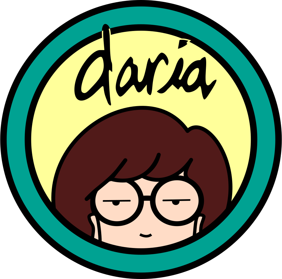 Un Spin Off De Beavis & Butthhead Mille Fois Supérieur - Daria Morgendorffer Logo (1023x1023)