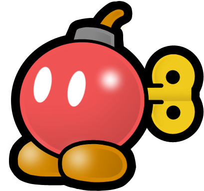Blast Ants Are Round, Bomb Shaped Creatures - Mario Bros. (409x383)