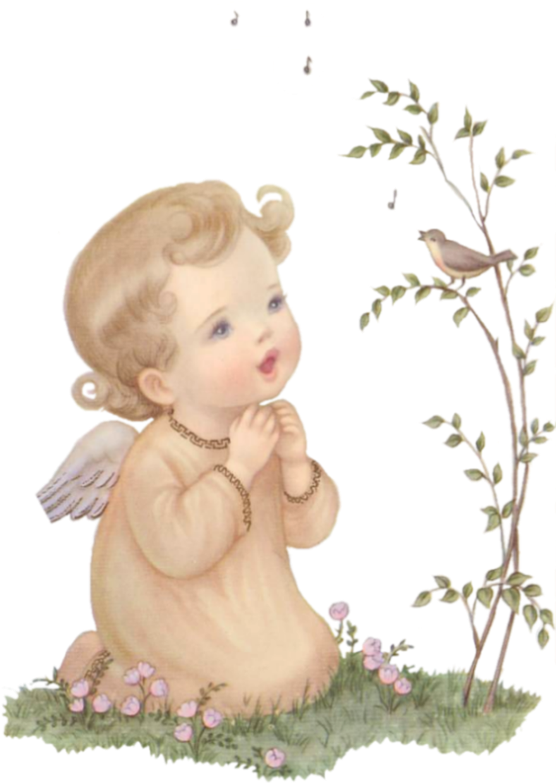 Sweet Easter Angels - Angelito Vintage (800x1169)