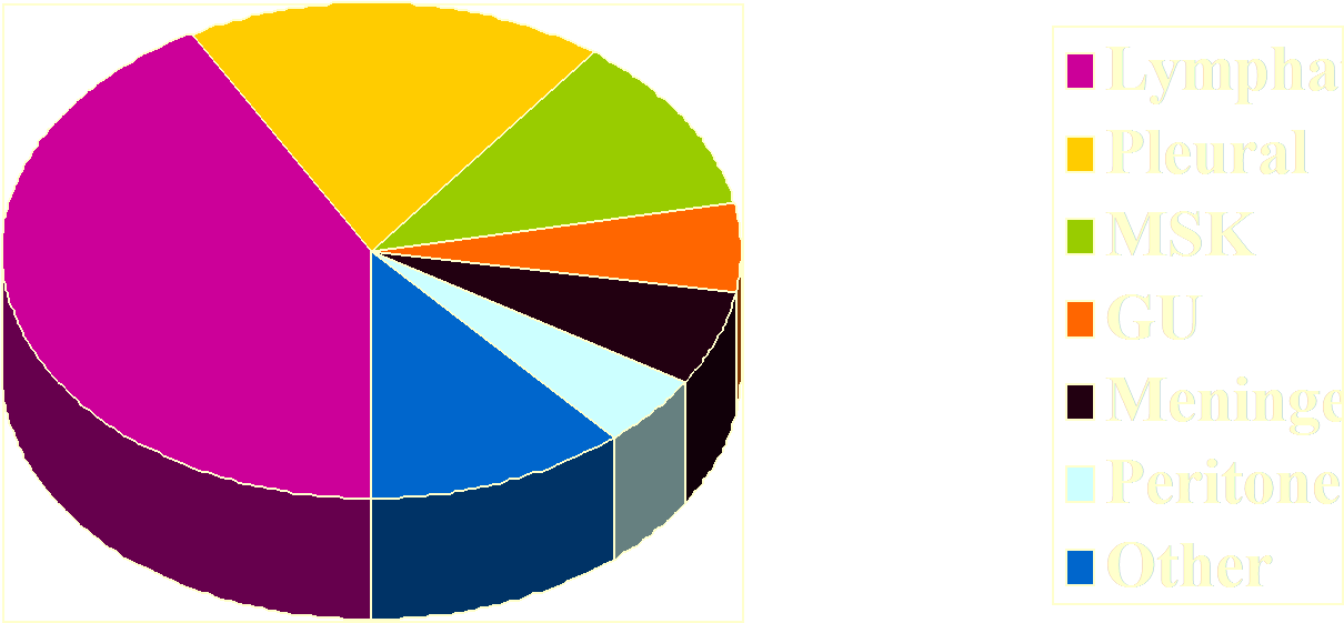 Tuberculosis 2002extra-pulmonary Locations - Circle (1280x867)