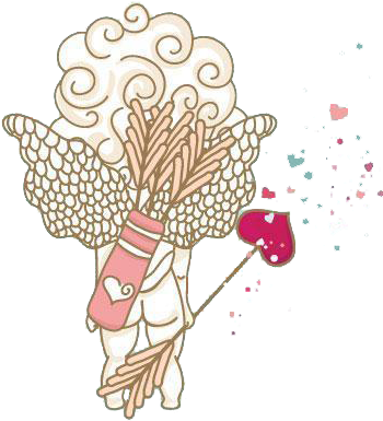 Venus, Cupid, Folly And Time Angel - Cupid (489x540)