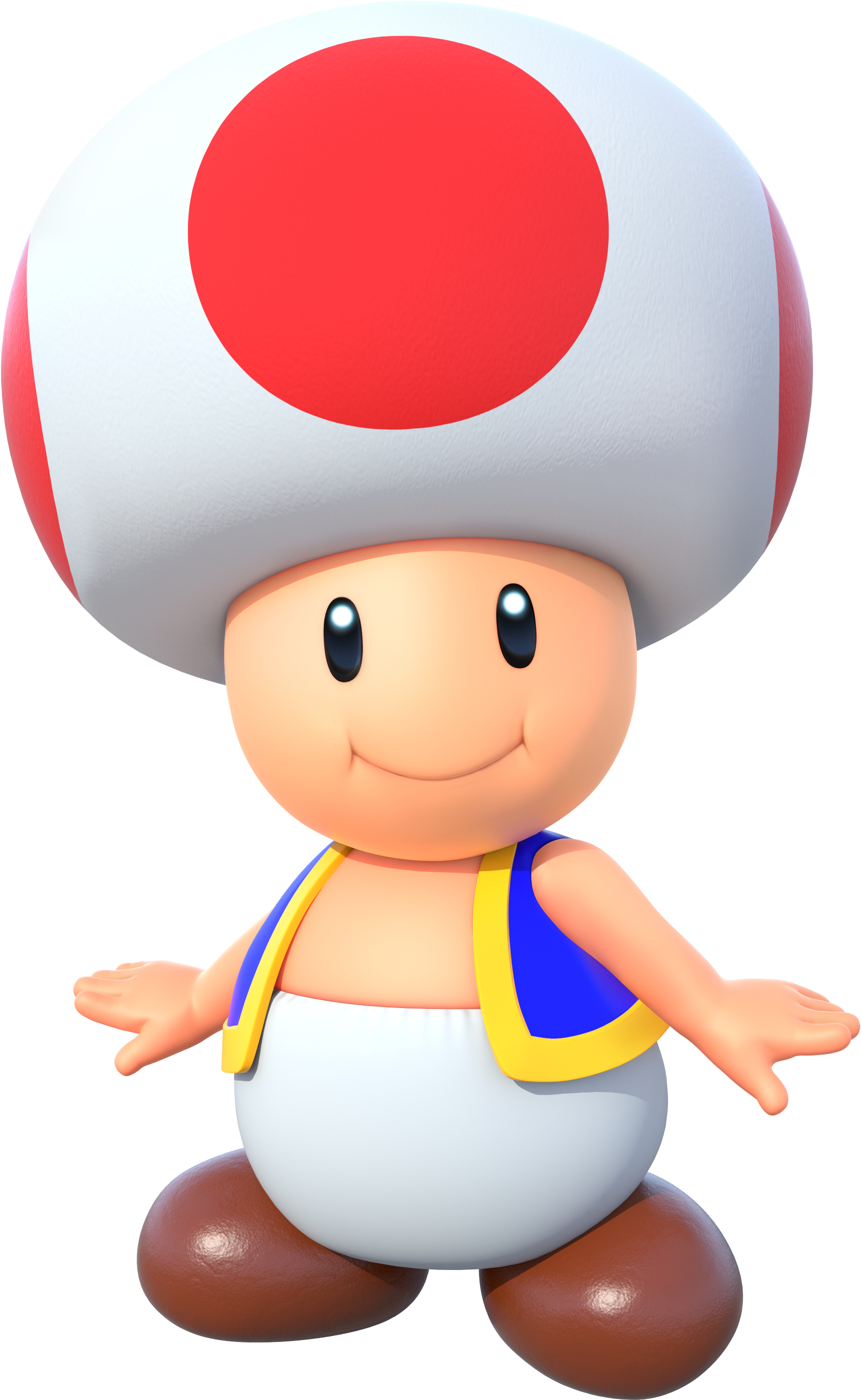 He Is Also Playable In Many Spin-off Titles And Is - Toad Mario Party 10 (1920x2984)