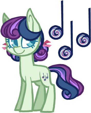 Coloratura/bonbon Adoptable By Marshmall0wface - Cartoon (387x452)