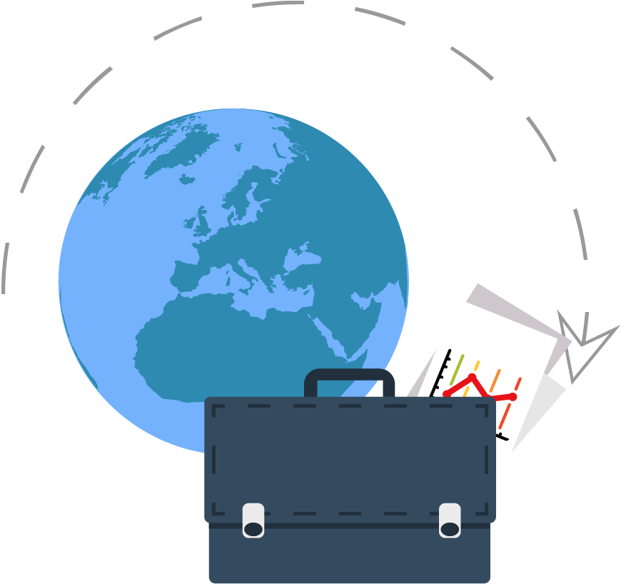 Vector Global Tourism Creative Creative 1181*1181 Transprent - Europe Map (1181x1181)