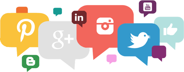 Socialmedia-700px - Digital Media Clip Art (700x273)