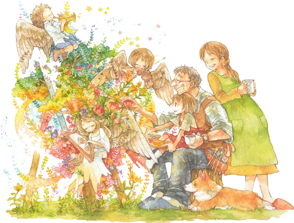 Cartoon Pixiv Illustration - Cartoon Pixiv Illustration (600x455)