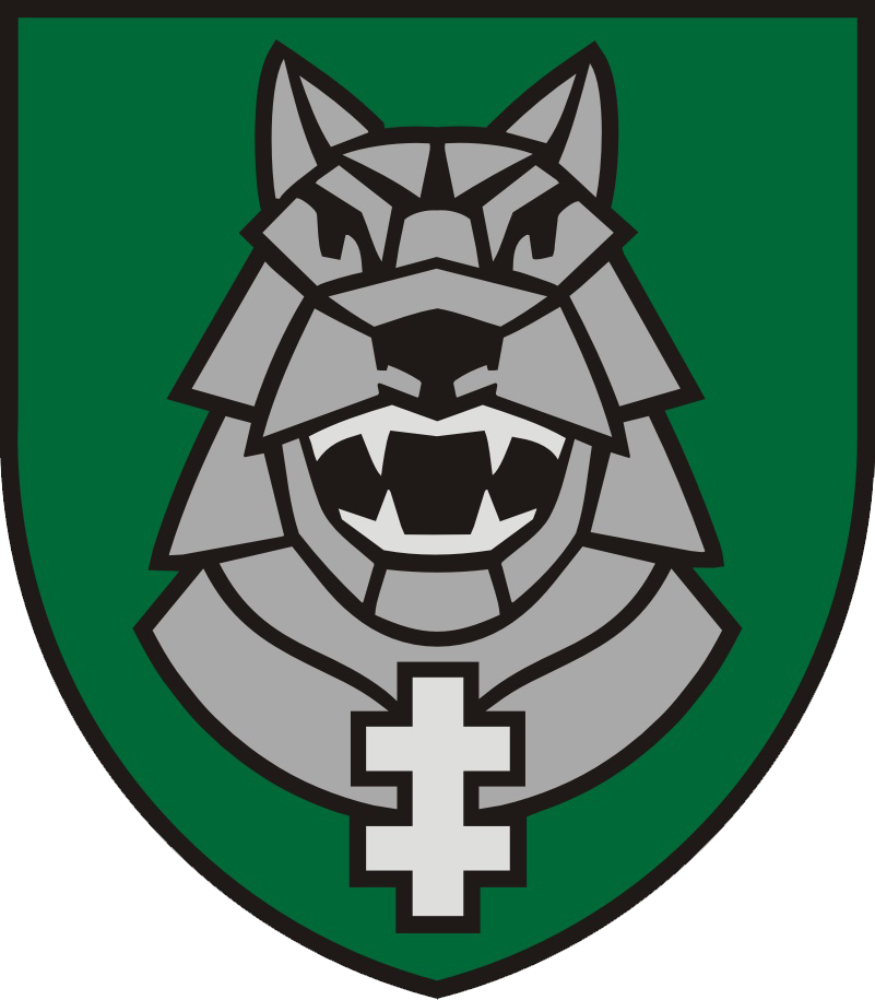 File Insignia Of The Mechanised Infantry Brigade Iron - Iron Wolf Lithuania Flag (801x915)