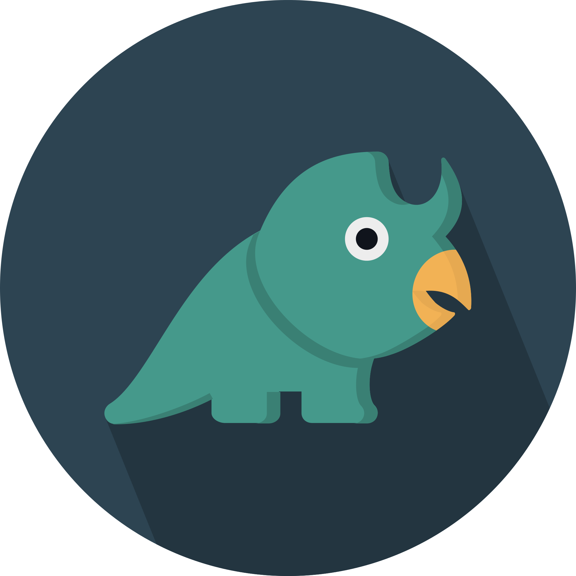 Free Dinosaur Clipart 26, - Dinosaur Flat Icon (2000x2000)