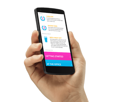 A Hand Holding An Iphone With A Screenshot Of An App - Iphone (760x425)