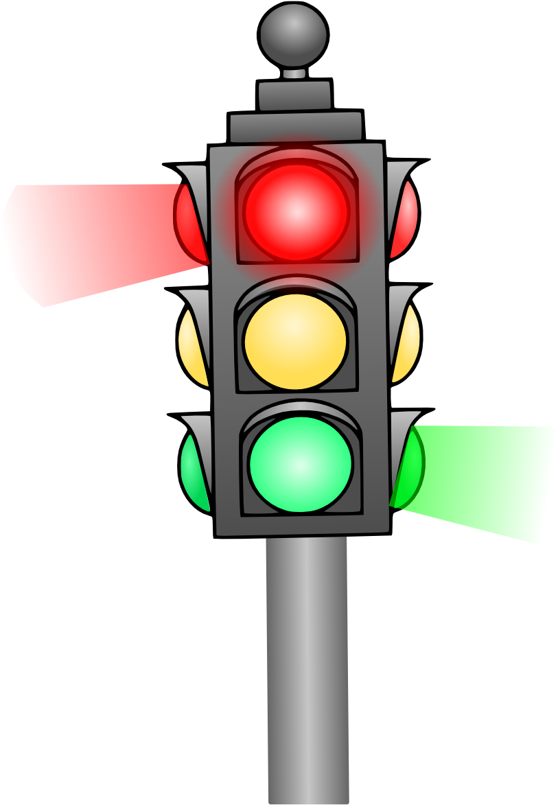 Gustavorezende Light Svg - Traffic Signal Light (999x1413)