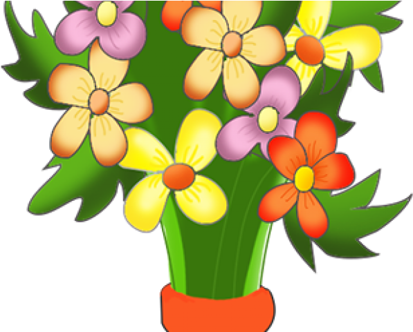 Free Clip Aret - Happy Birthday Flowers Clipart (640x480)