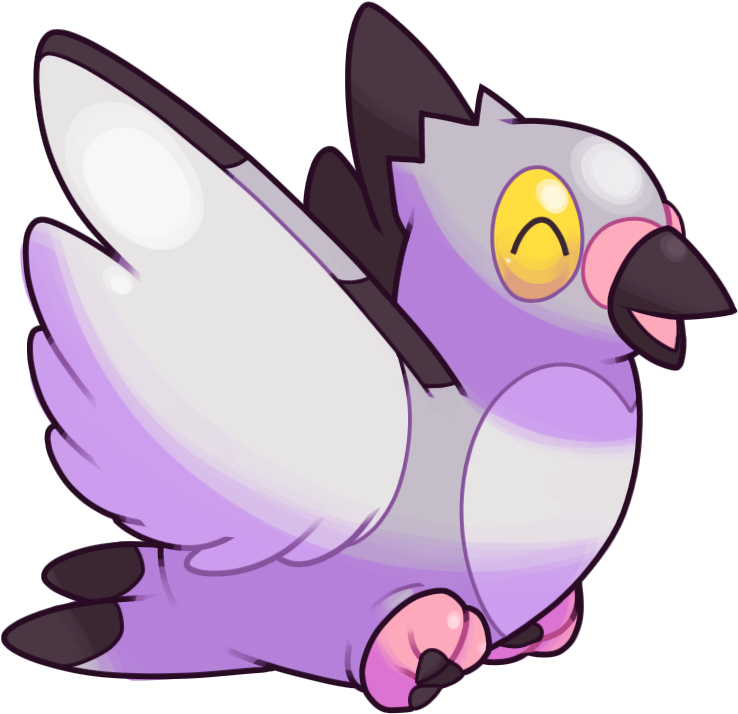Drawn Pigeon Chibi - Fan Art Pigeon (800x800)