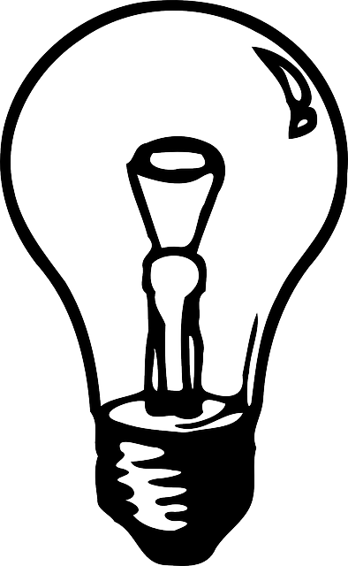 Bulb Clipart Lampu - Bulb Clipart (394x640)