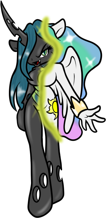 Equestria's New Ruler By Chaoscroc - Cartoon (428x804)