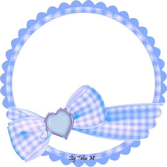 Moldura Redonda Azul Png - Moldura Redonda Azul Png (540x540)