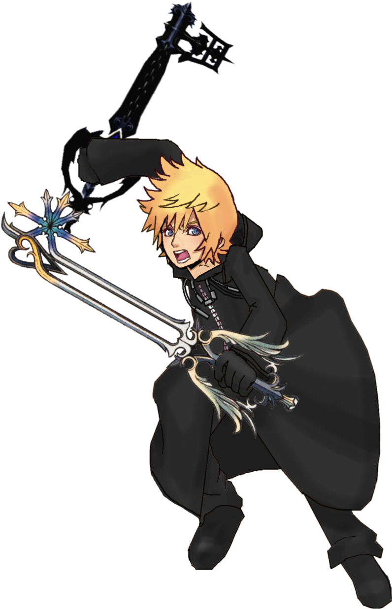 Legend Of Mana Kingdom Hearts Roxas Sora Video Game - Legend Of Mana Kingdom Hearts Roxas Sora Video Game (900x1271)