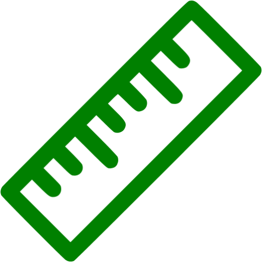 Blue Ruler Icon (512x512)