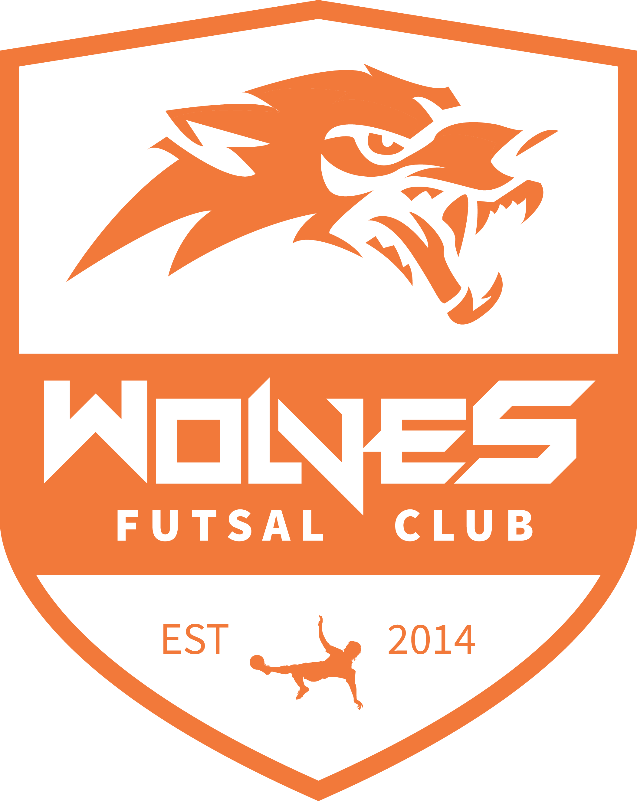 Wolves-orange - Logo - 2015 Afc Futsal Club Championship (2105x2648)