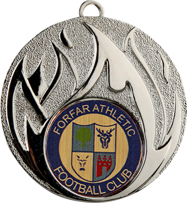 Blaze Silver Football Medal - Forfar Athletic F.c. (370x400)