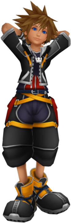Images25 Kingdom Hearts Ii Sora By Soxxeh-d4w2muk Soraddd - Sora Kingdom Hearts 2 (400x798)