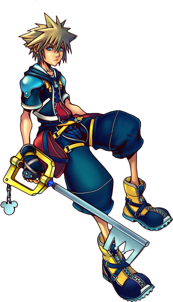 Kingdom Hearts 2 Sora Art (589x1024)