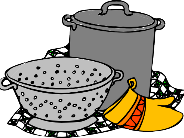 Cooking Pan Clipart Cooking Accessory - Pots And Pans Clipart (640x480)