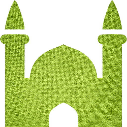 Green Fabric Mosque Icon - Mosque Icon (512x512)