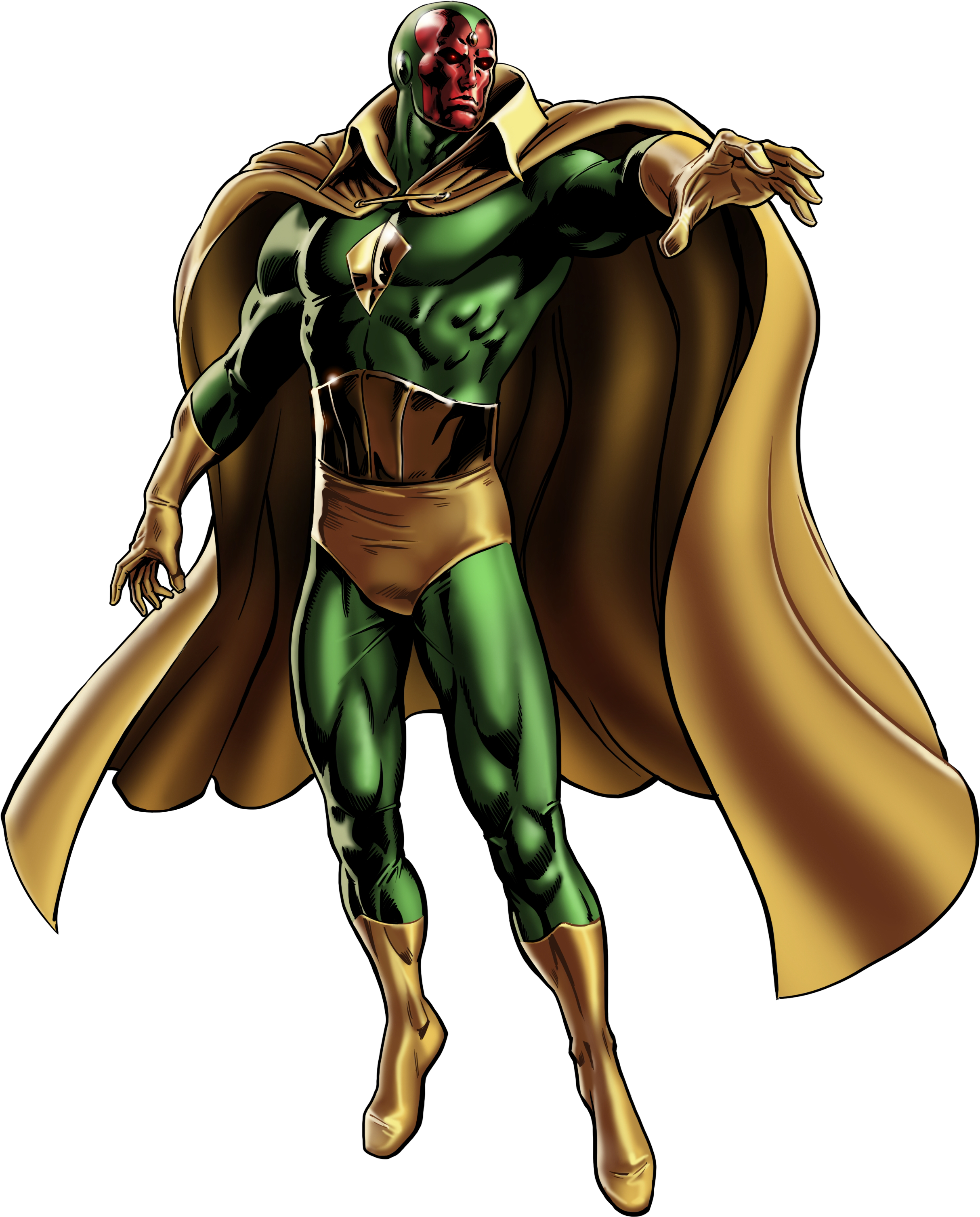 Marvel Vision Clipart - Marvel Avengers Alliance Vision (2427x3012)
