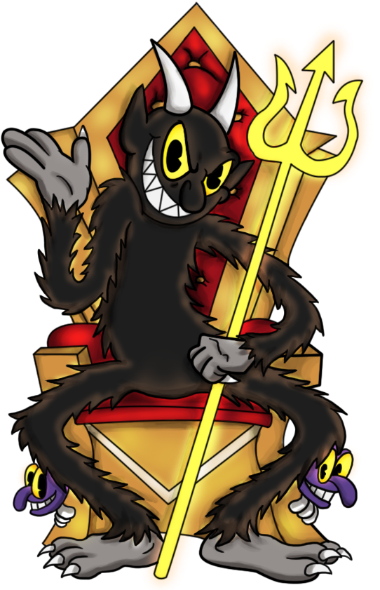 Cuphead Devil By Snow-jackalope - Art (750x840)