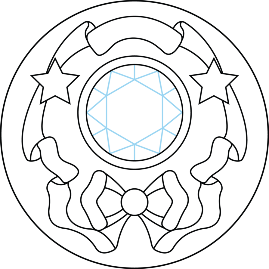 Moon Crystal Power Brooch - Sailor Moon Locket Drawing (894x894)