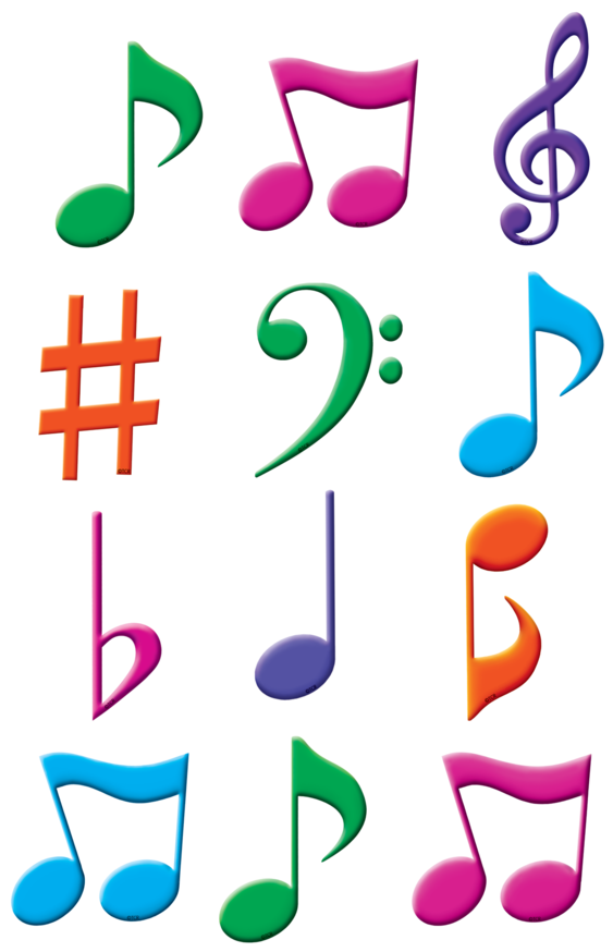 Tcr5482 Musical Notes Mini Accents Image - Teacher Created Resources 2 5/8" Mini Accents, Musical (900x900)