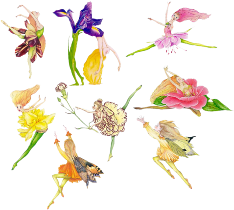 Феи Клипарт Прозрачн - Pip And The Magic Flute (500x445)